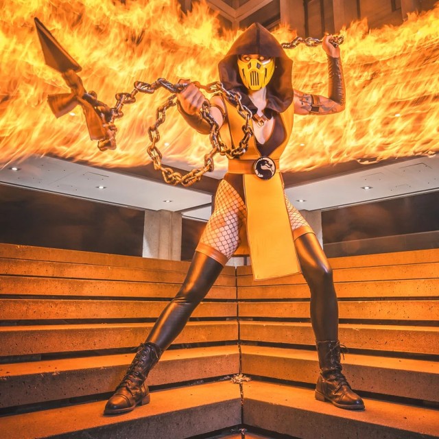 GET OVER HERE! 🔥🦂🔥Shout out to @supermediocrephotography for rigging this...