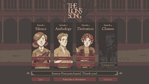 The Lion's Song: Episode 1 - Silence Game Icon