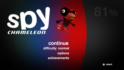 Spy Chameleon - RGB Agent Game Icon