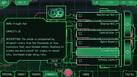 Space Warlord Organ Trading Simulator Game Icon