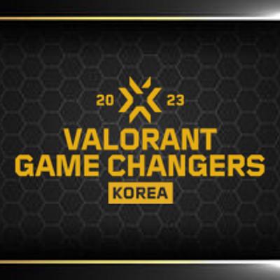 2023 VCT Game Changers Korea Stage 2 [VCT GCK] Torneio Logo